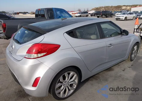 2012 Hyundai Veloster Base W/Gray from USA, damaged, VIN KMHTC6AD3CU069637